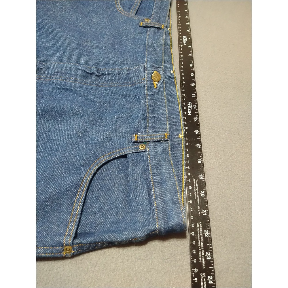 Red Kap Blue Jeans Men 44x32 Denim Work Construction Outdoor Classic Cotton - Picture 4 of 10